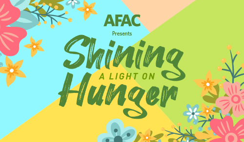 shining a light on hunger logo