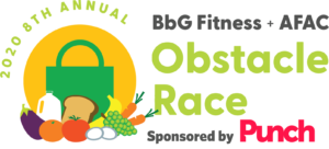 bbg and afac obstacle race graphic