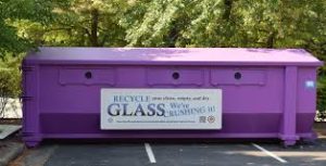 glass recycling container