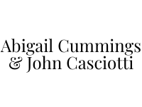 Abigail Cummings and John Casciotti