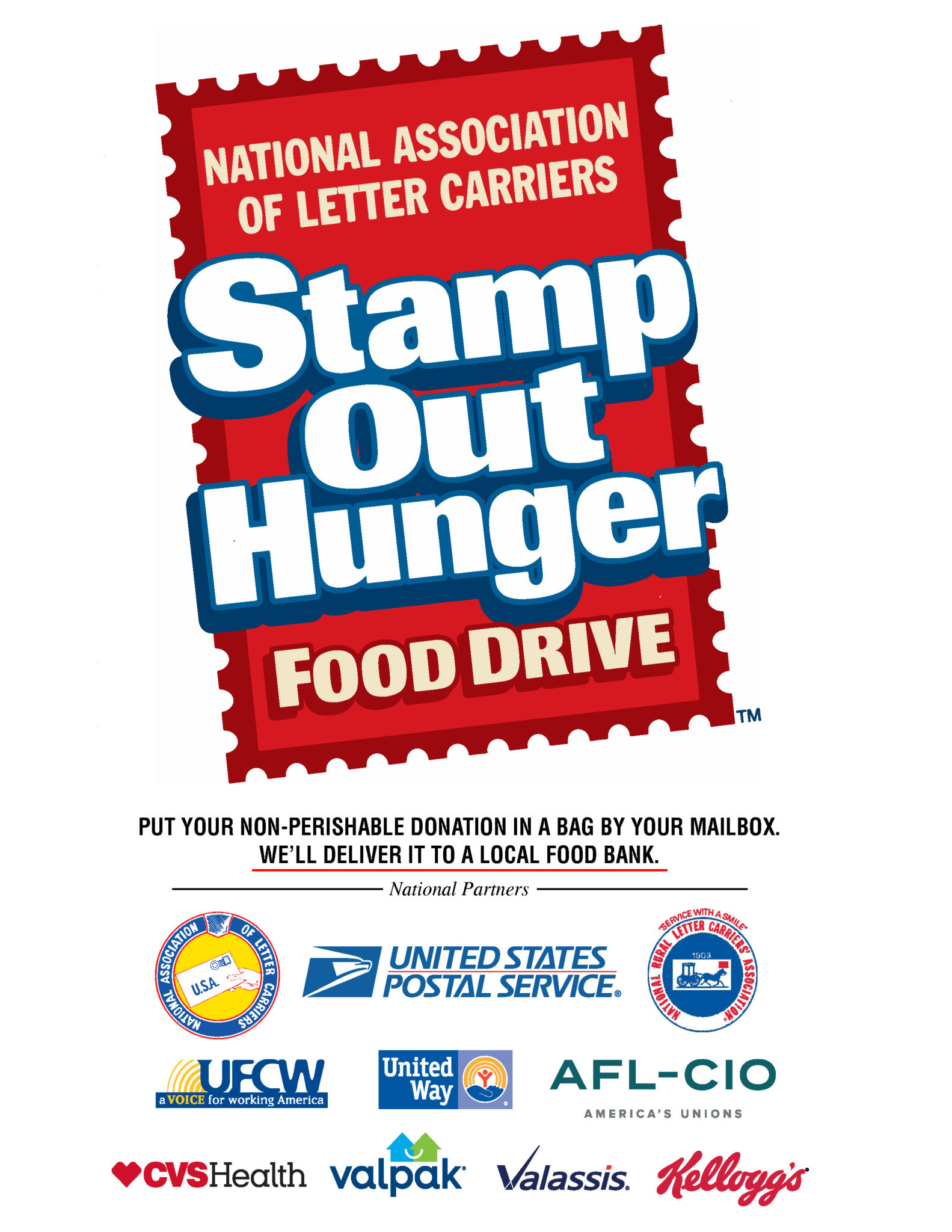 NALC Stamp Out Hunger AFAC