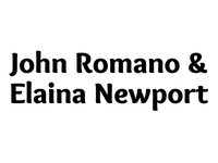 John Romano and Elaina Newport