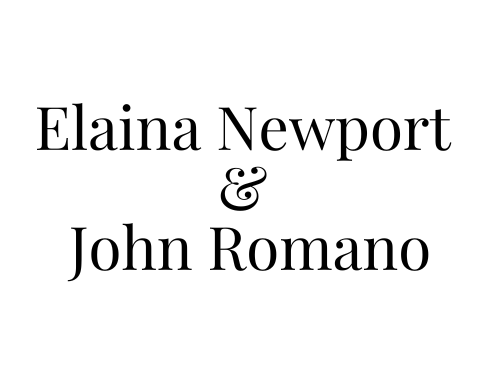 Elaina Newport & John Romano