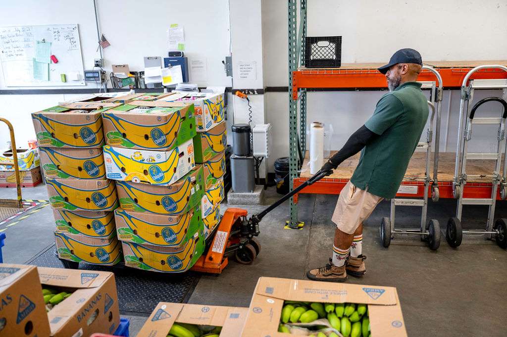 100% of your donation will go directly to buy food for the  <b>3,850+ families</b> we feed every week.